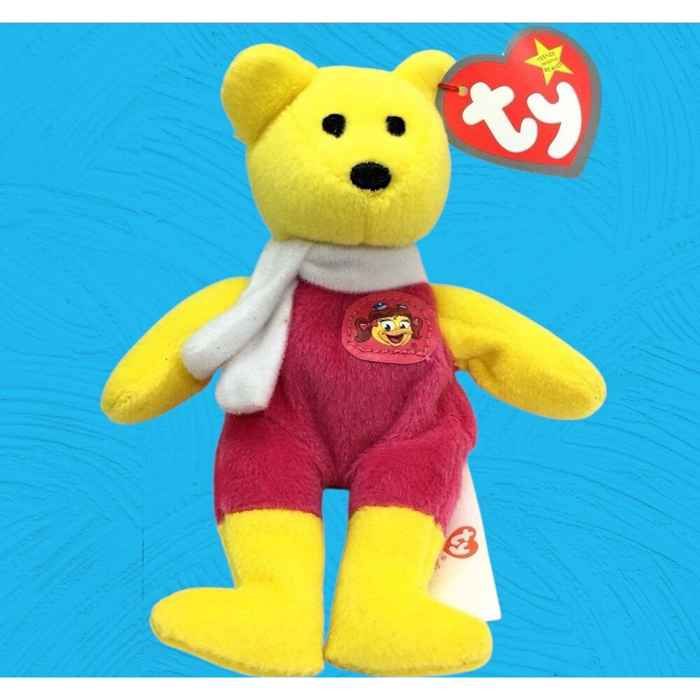 BIRDIE THE BEAR TY Teenie Beanie Babies 25th Anniversary Plush Toy #3 NEW